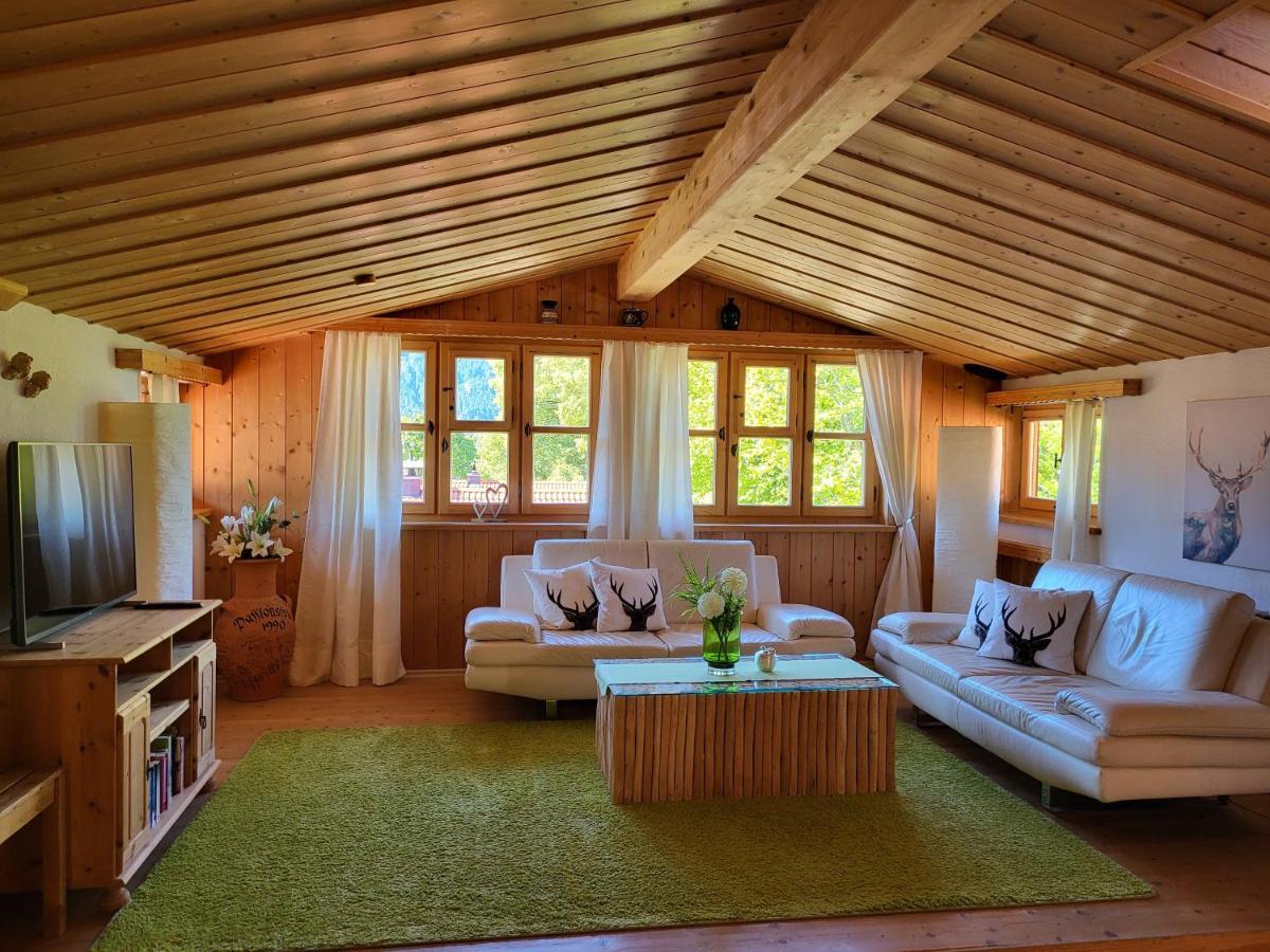 Ferienwohnung Heike Hauswirth PANORAMA Oberammergau Exterior foto